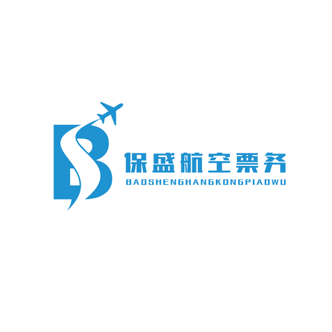 堡盛航空票logo设计