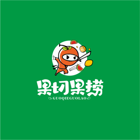 果切果捞logo设计