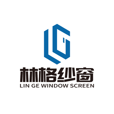 林格纱窗logo设计