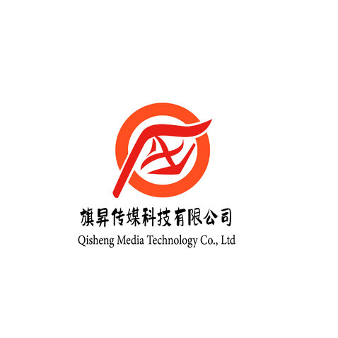 旗昇传媒科技有限公司logo设计