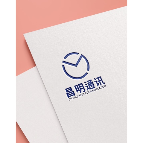 昌明通讯logo设计