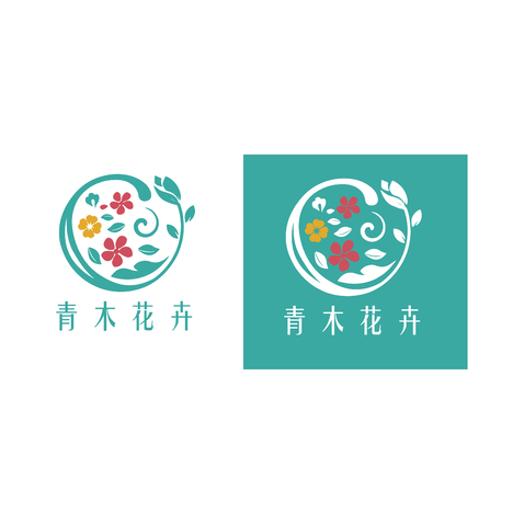 格桑花晚安logo设计