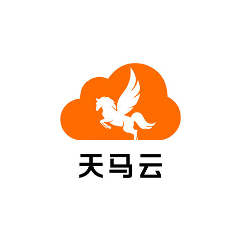 天马云logo设计