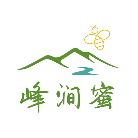 峰涧蜜logo设计