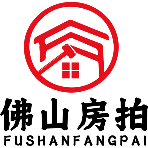 佛山房拍logo设计