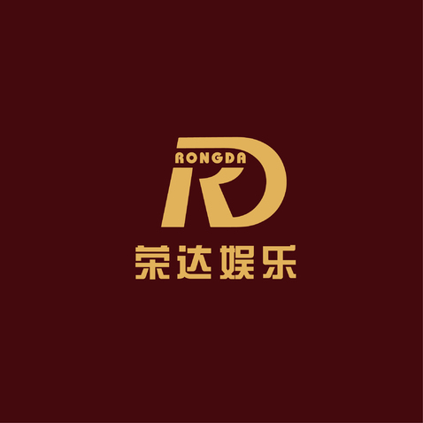 荣达娱乐logo设计