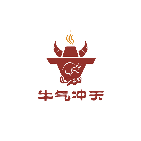 牛气冲天logo设计