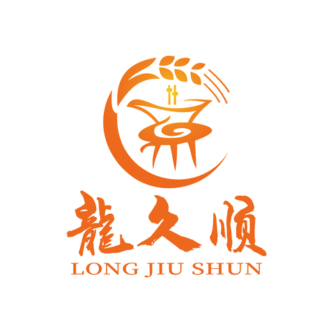 龍久顺logo设计