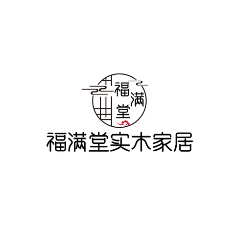 福满堂logo设计