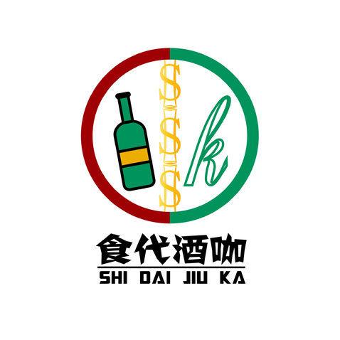 食代酒咖logo设计