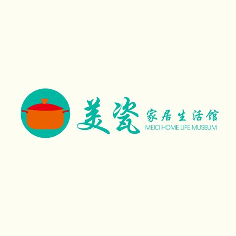 美瓷家居生活馆logo设计