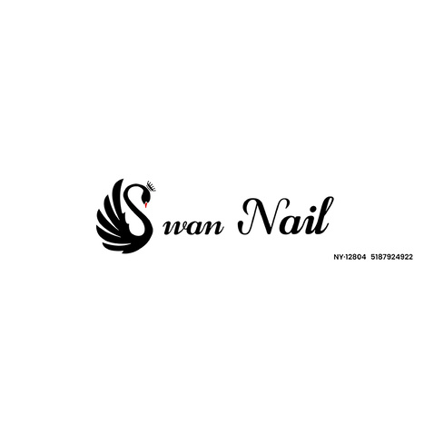 SWAN NAILlogo設(shè)計(jì)