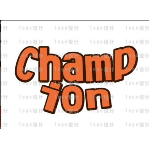 CHAMPIONlogo設計