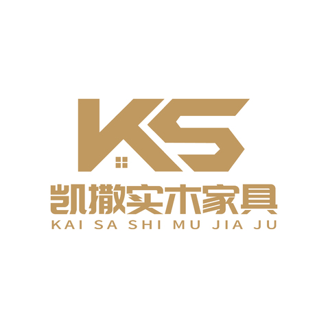 凯撒实木家具logo设计