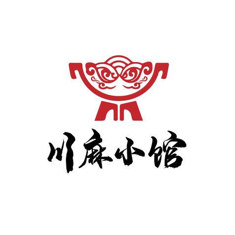 川麻小馆logo设计