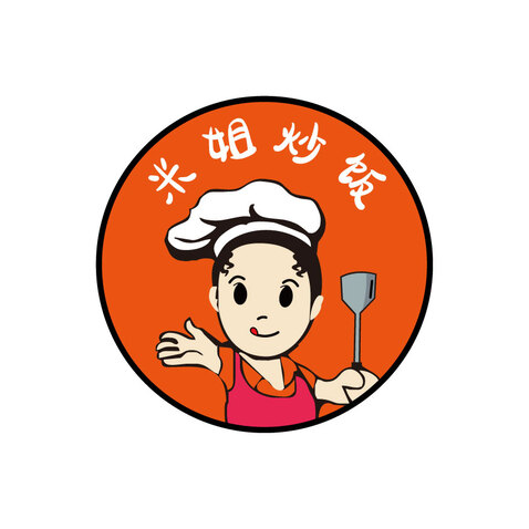 米姐炒饭logo设计