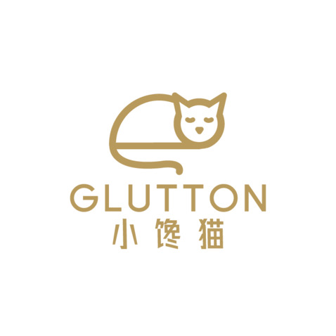 小馋猫-gluttonlogo设计