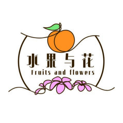 水果与花logo设计