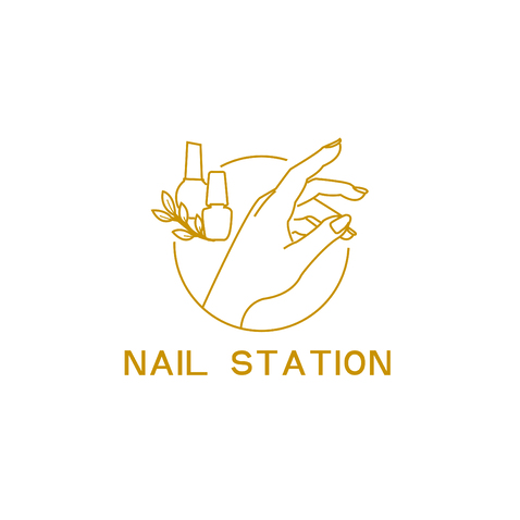 nail stationlogo设计