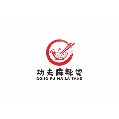 功夫麻辣烫logo设计