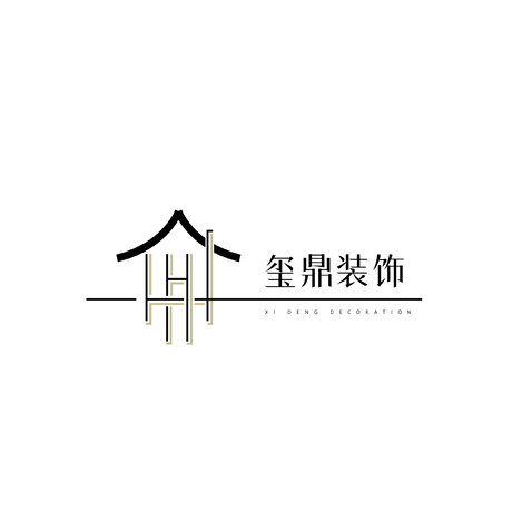 玺鼎装饰logo设计