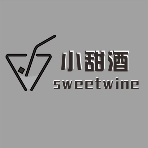 小甜酒logo设计