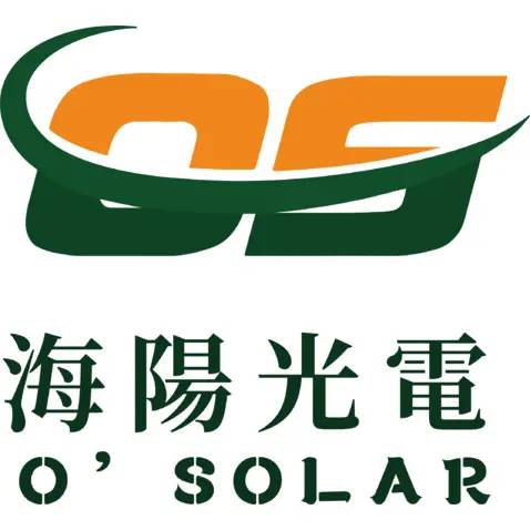 海陽光電logo设计_太阳能行业,简约风格,OS字母,橘色,绿色_案例_万动力