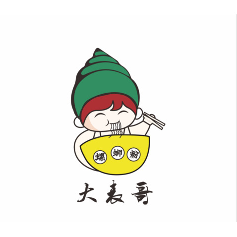 大表哥螺狮粉logo设计