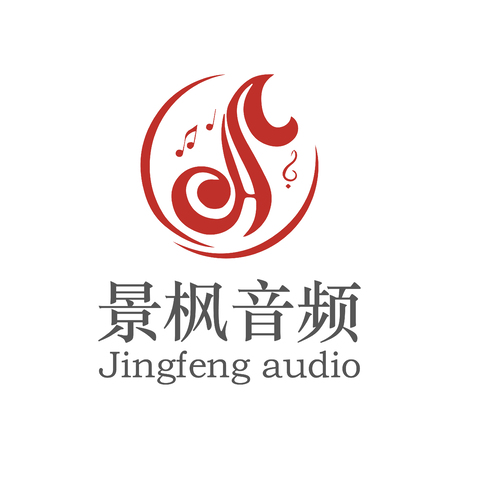 景枫音频logo设计