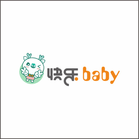 快乐babylogo设计