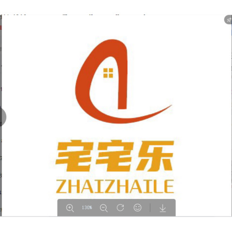 宅宅乐logo设计