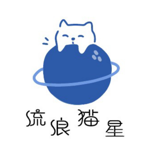 流浪毛星logo设计