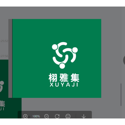 栩雅集logo设计