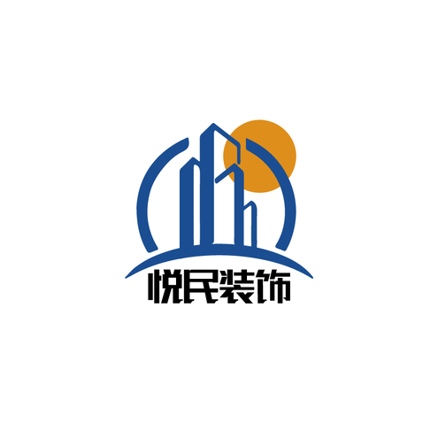 悦民装饰logo设计