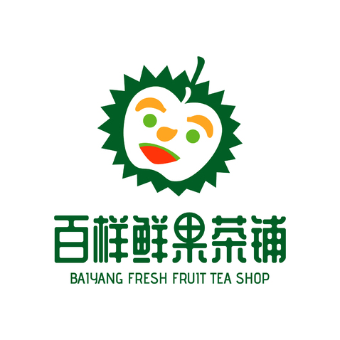 百样鲜果茶铺logologo设计