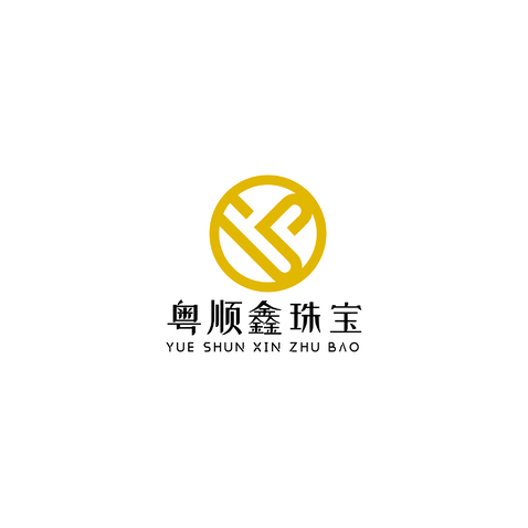 粤顺鑫珠宝logo设计