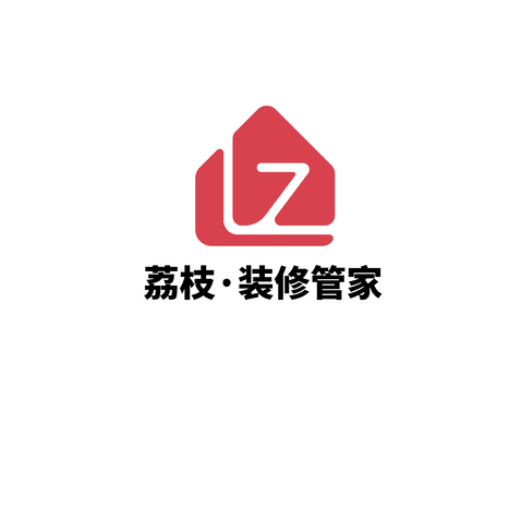 荔枝装修管家logologo设计