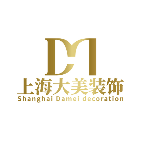 上海大美装饰logo设计