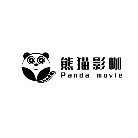 熊猫影咖logo设计