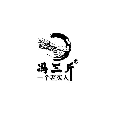 冯三斤logo设计