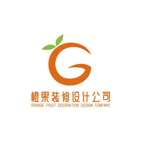 橙果装修设计公司logo设计