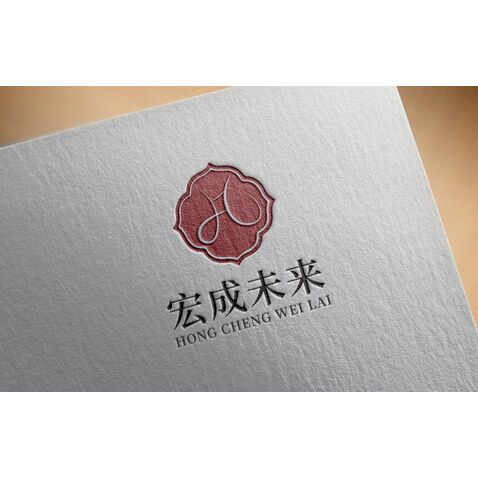 宏成未来建筑科技logo设计