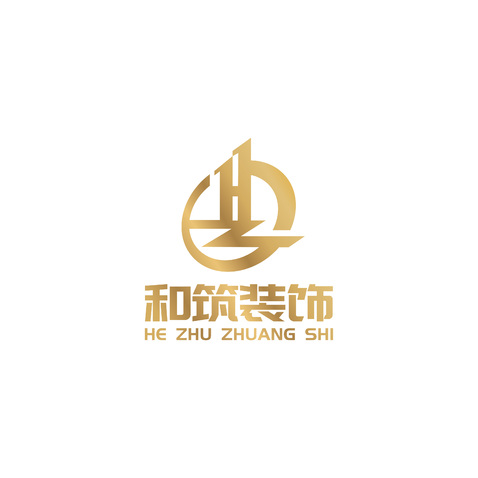 和筑裝飾logo設計