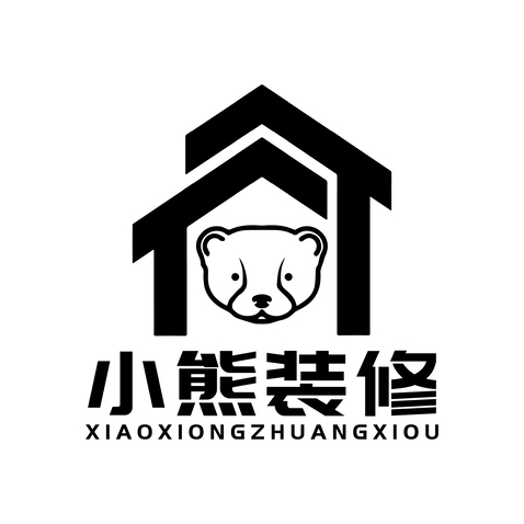 小熊装修公司logo设计