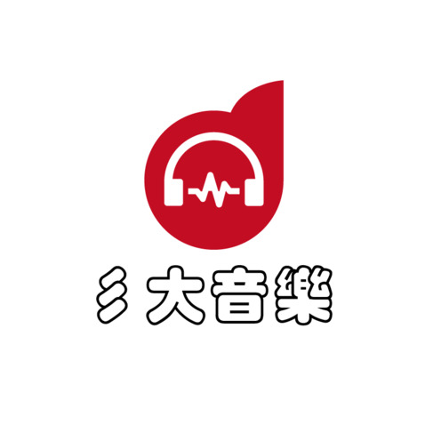 彡大音乐logo设计