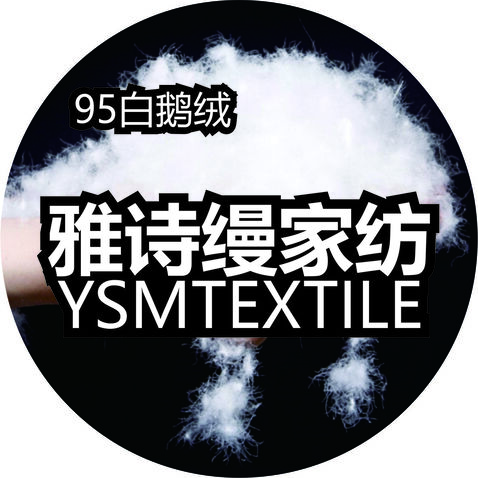 雅诗缦家纺95白鹅绒logo设计