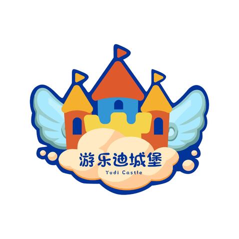 游乐迪城堡logo设计