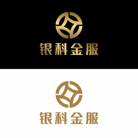 银科金服logo设计