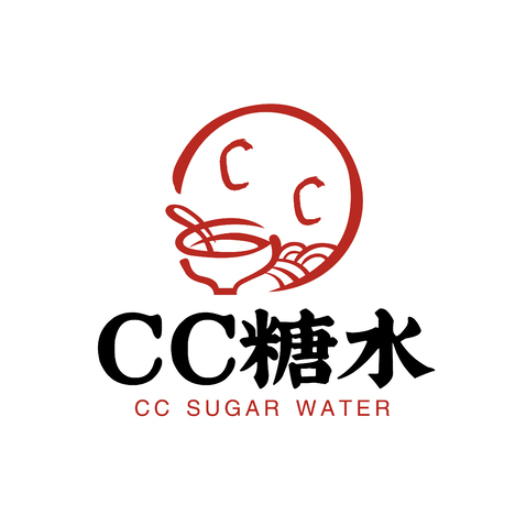 CC糖水logo设计