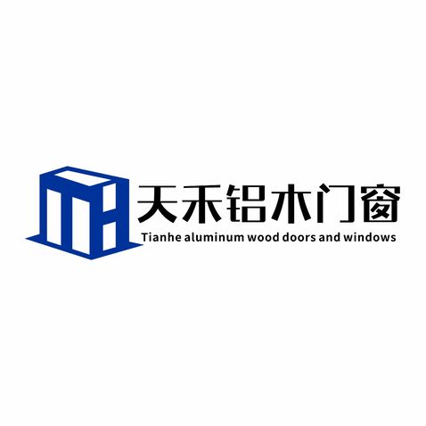 天禾铝木门窗logo设计